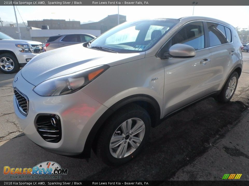 2018 Kia Sportage LX AWD Sparkling Silver / Black Photo #7