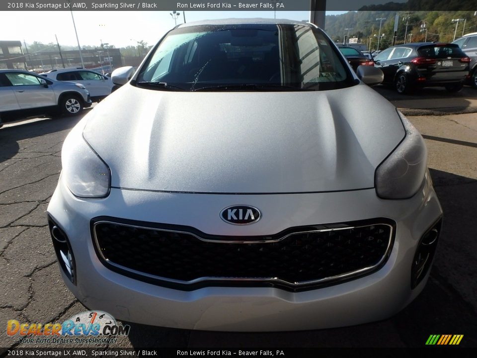 2018 Kia Sportage LX AWD Sparkling Silver / Black Photo #8