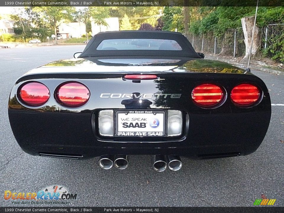 1999 Chevrolet Corvette Convertible Black / Black Photo #4