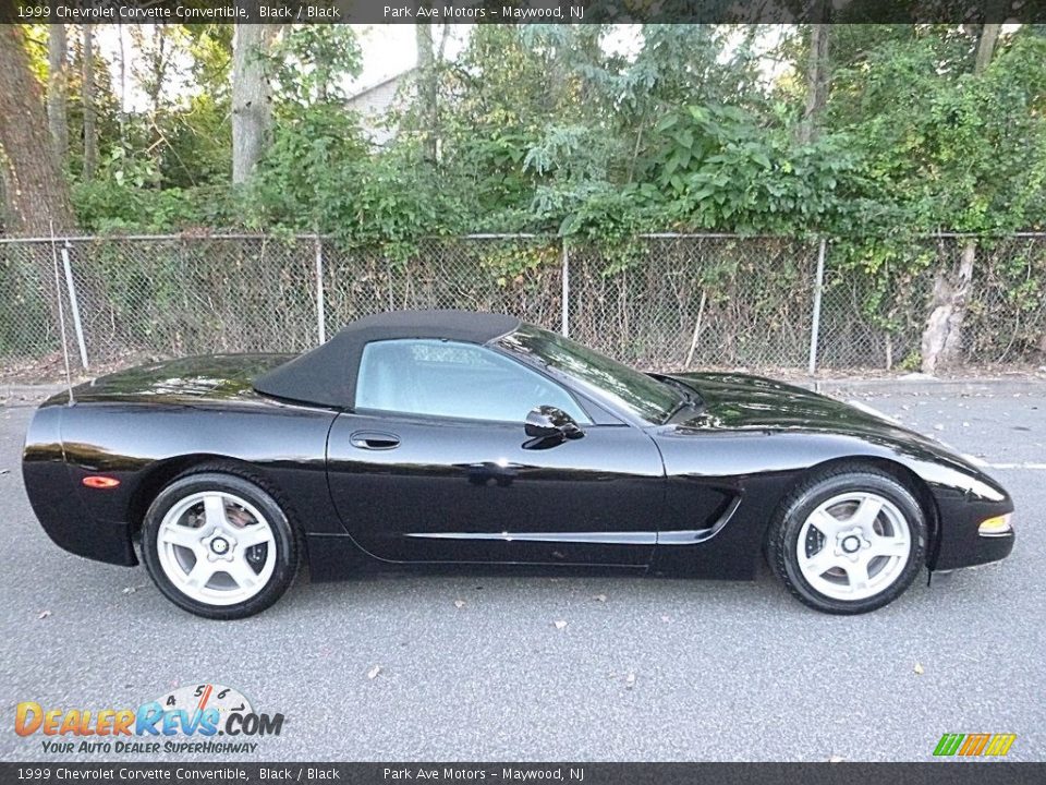 1999 Chevrolet Corvette Convertible Black / Black Photo #6