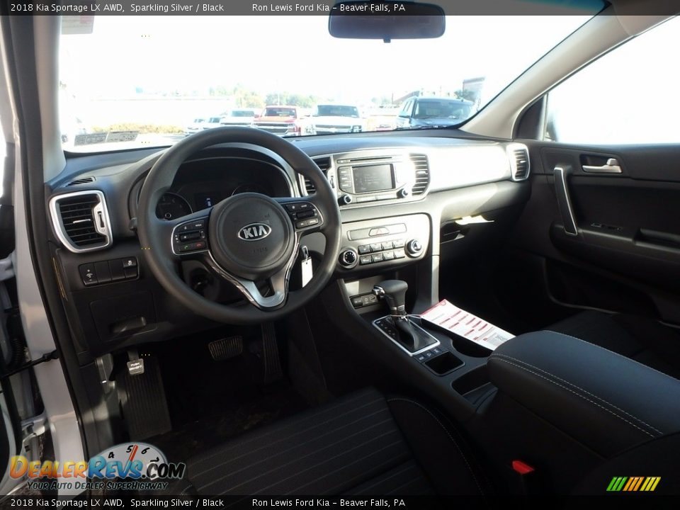 2018 Kia Sportage LX AWD Sparkling Silver / Black Photo #13