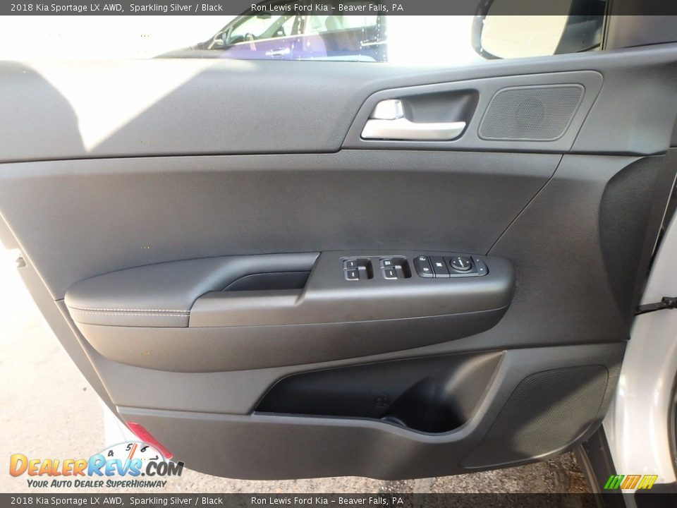2018 Kia Sportage LX AWD Sparkling Silver / Black Photo #14