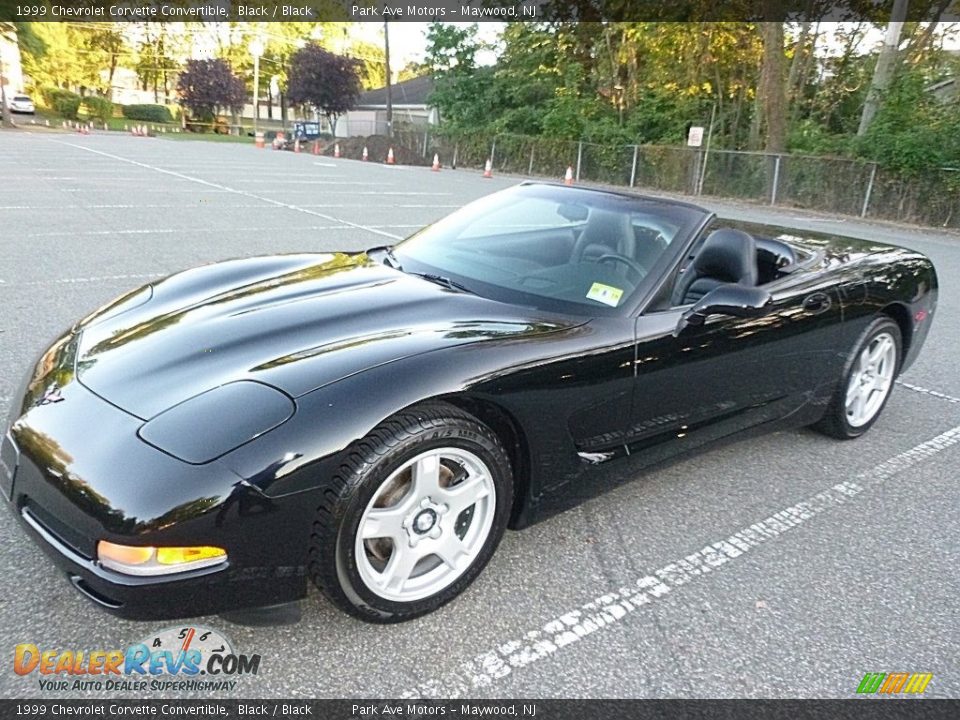 1999 Chevrolet Corvette Convertible Black / Black Photo #10