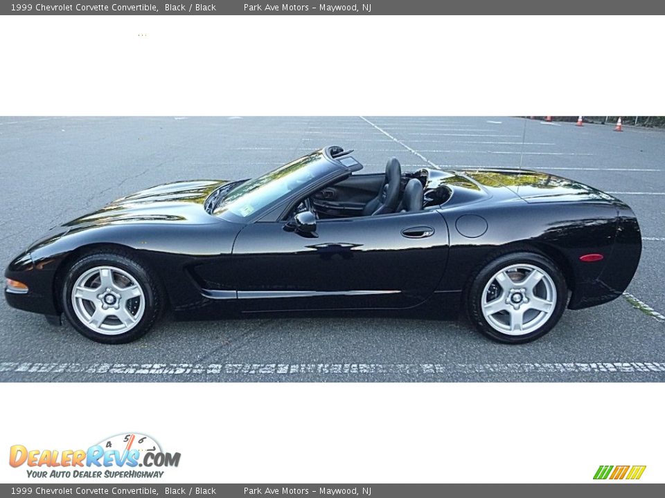 1999 Chevrolet Corvette Convertible Black / Black Photo #11