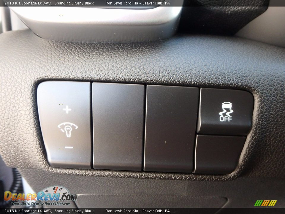 2018 Kia Sportage LX AWD Sparkling Silver / Black Photo #16