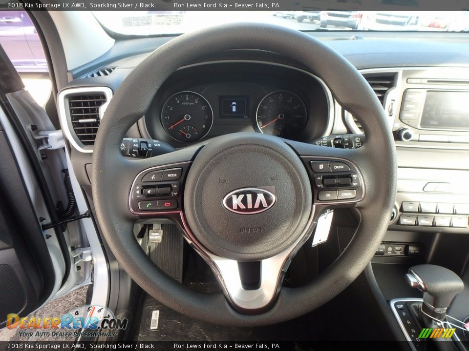 2018 Kia Sportage LX AWD Sparkling Silver / Black Photo #17