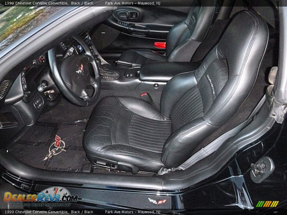 1999 Chevrolet Corvette Convertible Black / Black Photo #19