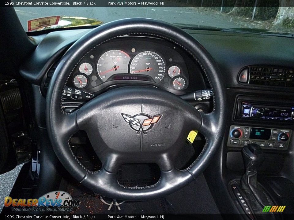 1999 Chevrolet Corvette Convertible Black / Black Photo #24