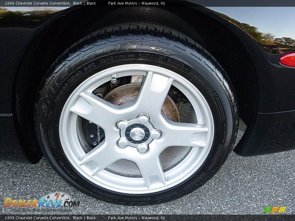 1999 Chevrolet Corvette Convertible Black / Black Photo #31