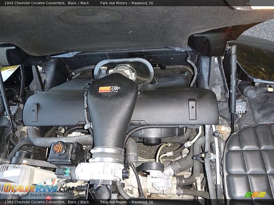 1999 Chevrolet Corvette Convertible Black / Black Photo #35