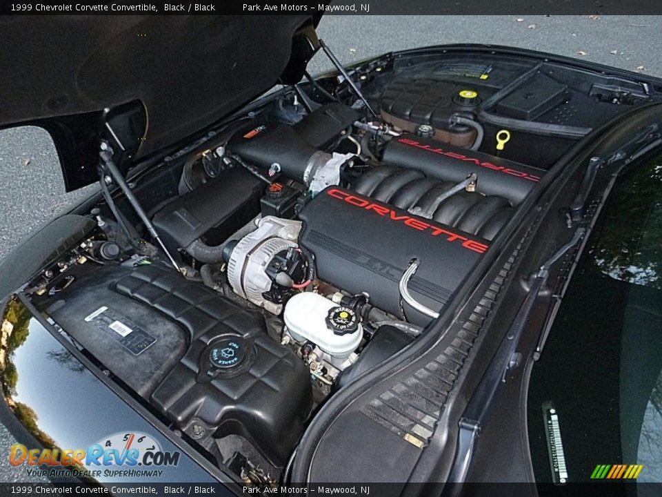 1999 Chevrolet Corvette Convertible Black / Black Photo #36