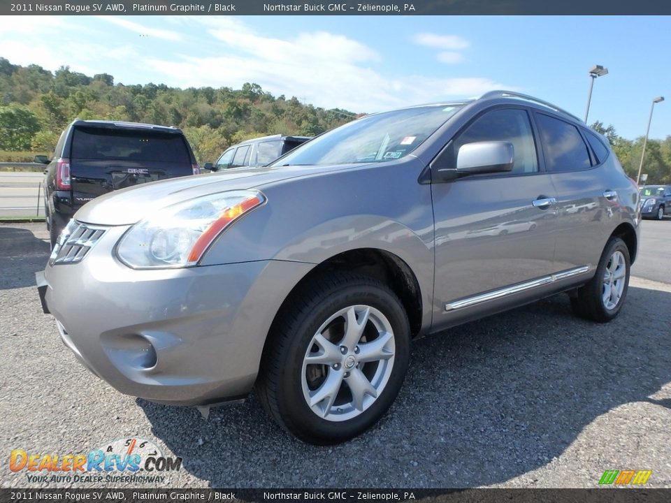 2011 Nissan Rogue SV AWD Platinum Graphite / Black Photo #1