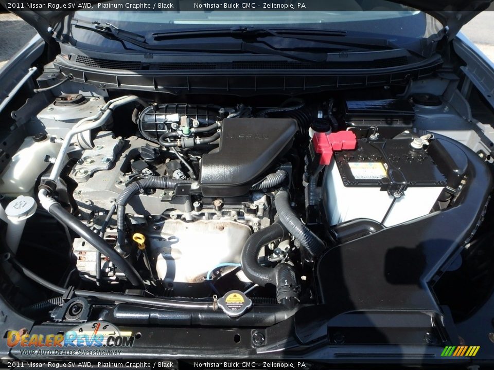 2011 Nissan Rogue SV AWD Platinum Graphite / Black Photo #2