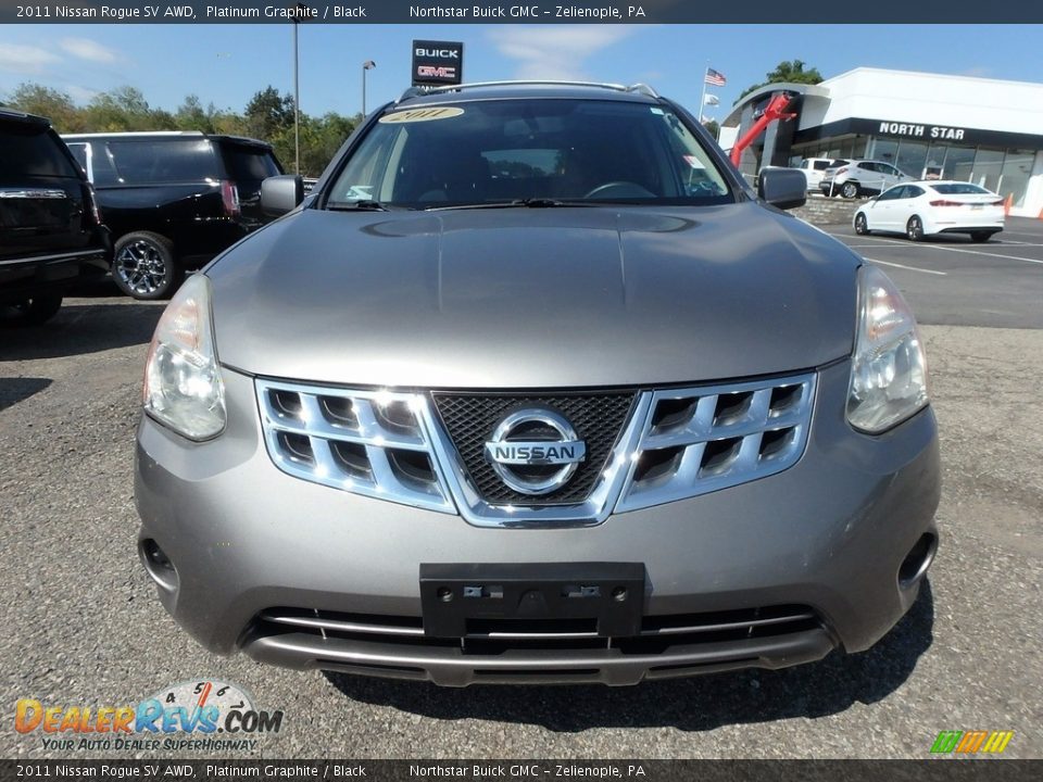 2011 Nissan Rogue SV AWD Platinum Graphite / Black Photo #3