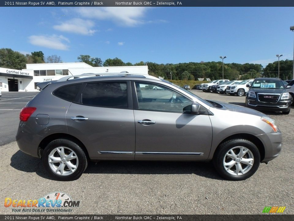 2011 Nissan Rogue SV AWD Platinum Graphite / Black Photo #5