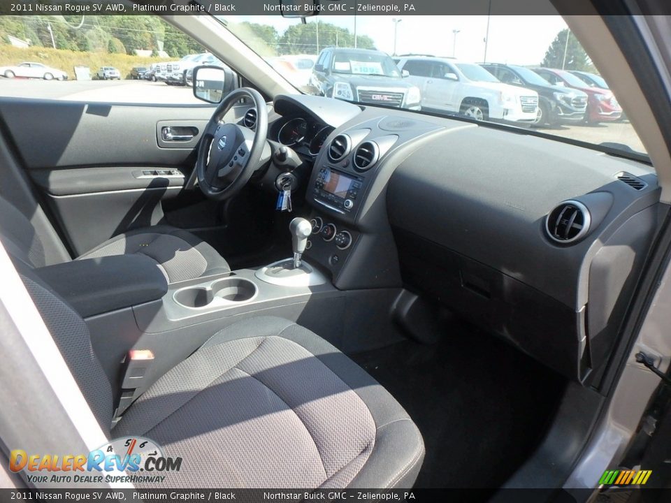 2011 Nissan Rogue SV AWD Platinum Graphite / Black Photo #6