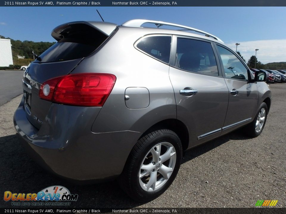 2011 Nissan Rogue SV AWD Platinum Graphite / Black Photo #9