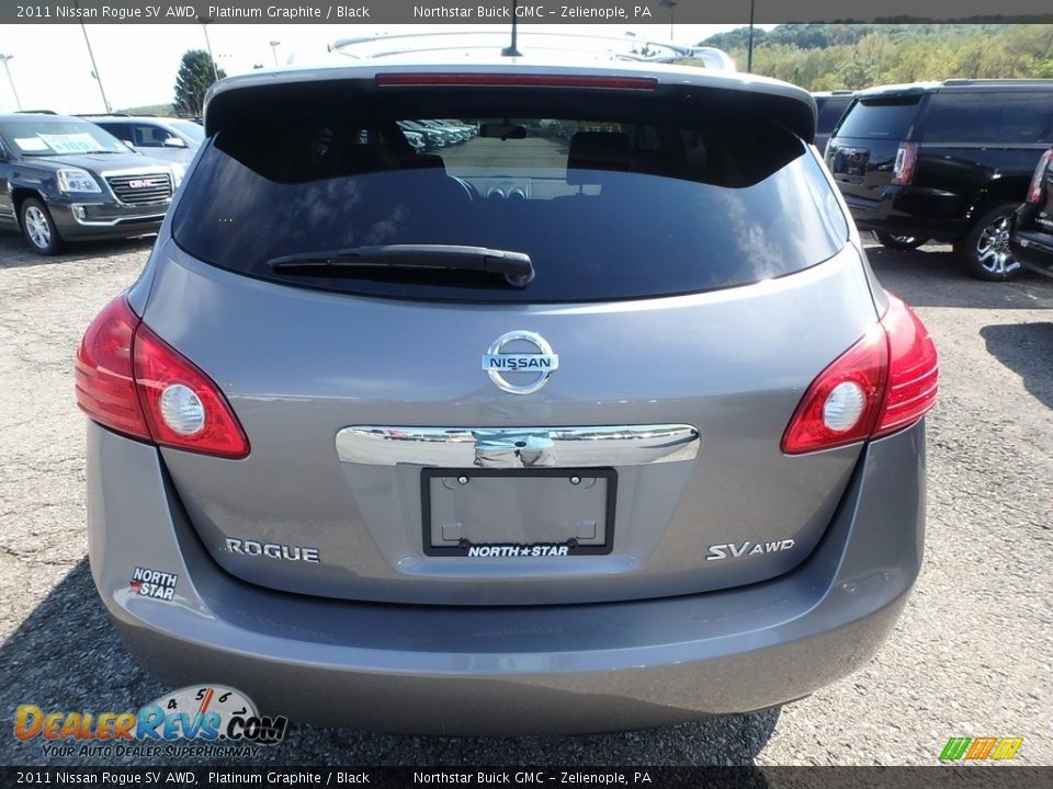 2011 Nissan Rogue SV AWD Platinum Graphite / Black Photo #10
