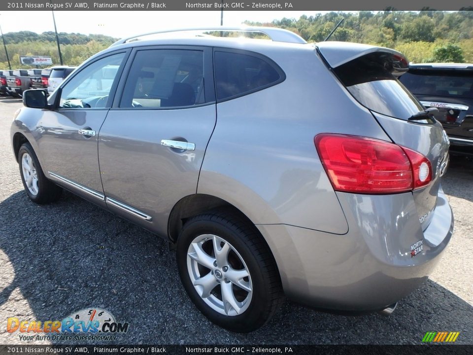 2011 Nissan Rogue SV AWD Platinum Graphite / Black Photo #12