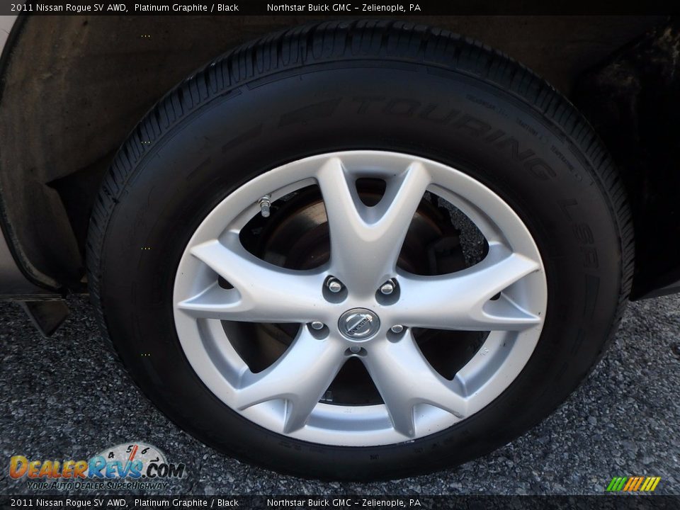 2011 Nissan Rogue SV AWD Platinum Graphite / Black Photo #14