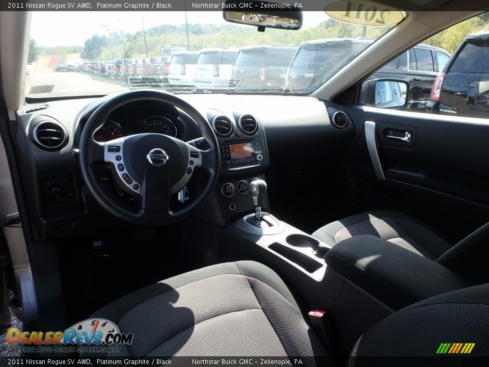 2011 Nissan Rogue SV AWD Platinum Graphite / Black Photo #17