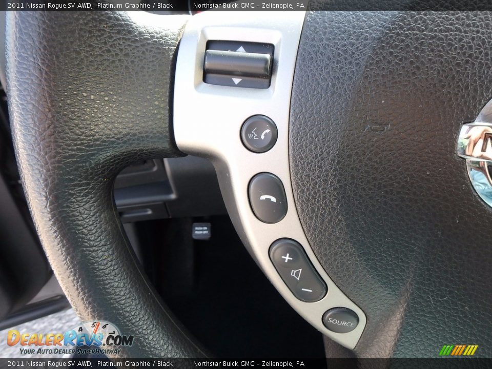 2011 Nissan Rogue SV AWD Platinum Graphite / Black Photo #25
