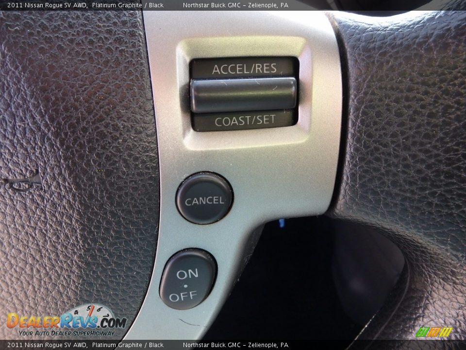 2011 Nissan Rogue SV AWD Platinum Graphite / Black Photo #26