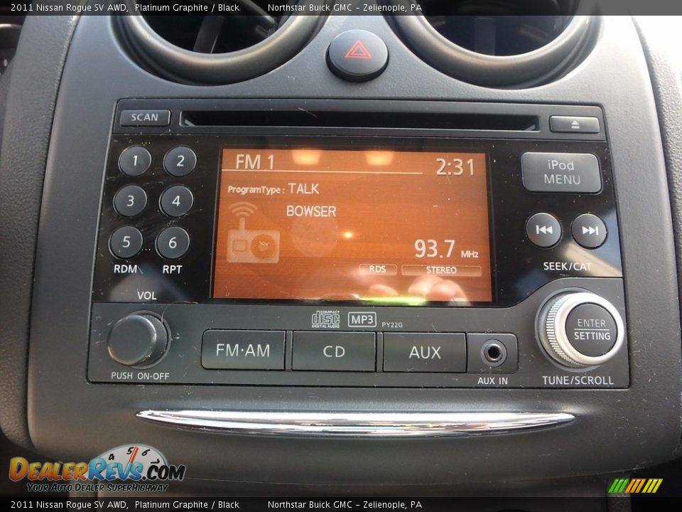 2011 Nissan Rogue SV AWD Platinum Graphite / Black Photo #27