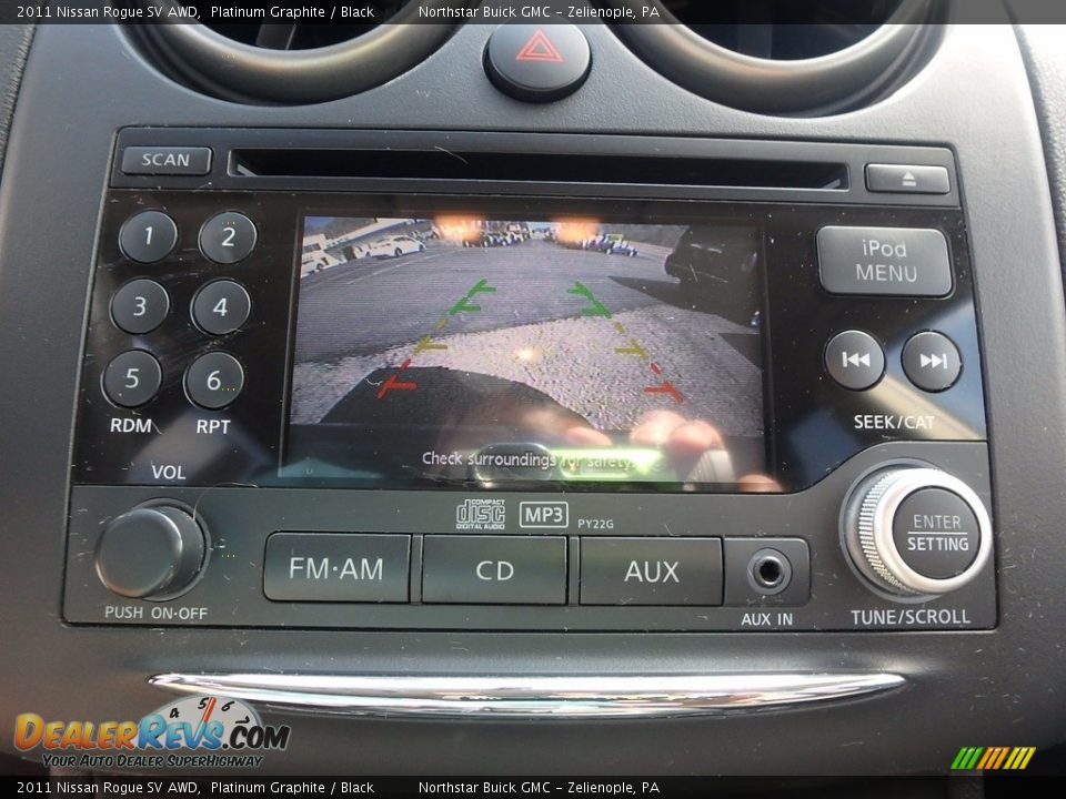 2011 Nissan Rogue SV AWD Platinum Graphite / Black Photo #28
