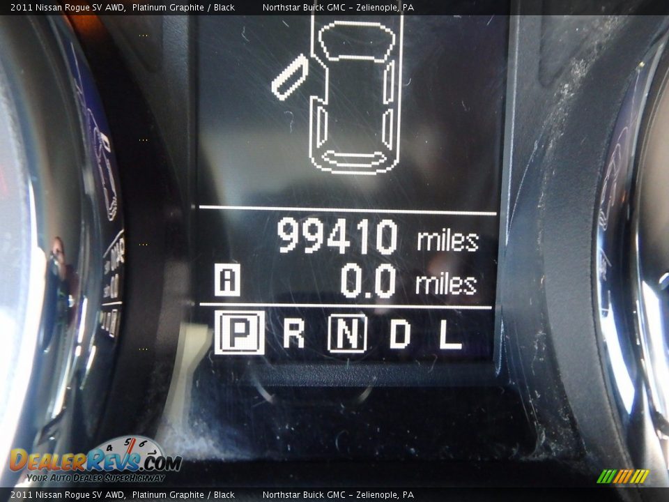 2011 Nissan Rogue SV AWD Platinum Graphite / Black Photo #30