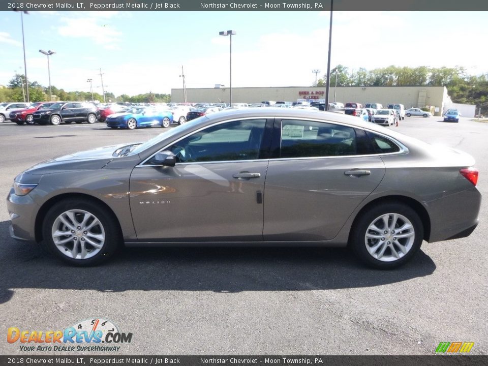 2018 Chevrolet Malibu LT Pepperdust Metallic / Jet Black Photo #2