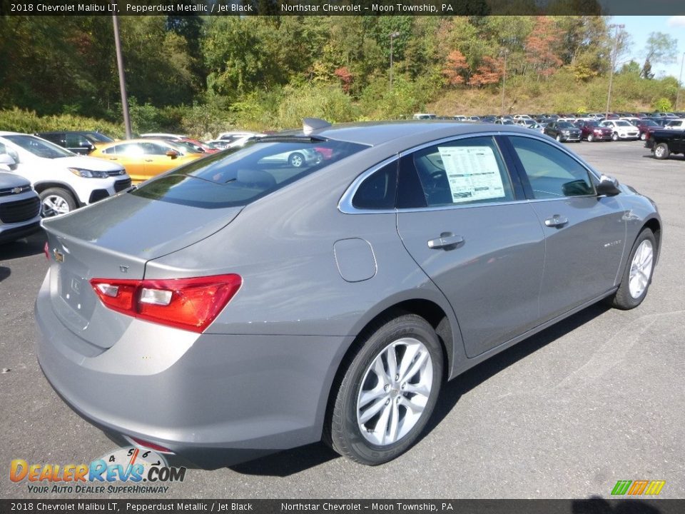 2018 Chevrolet Malibu LT Pepperdust Metallic / Jet Black Photo #5