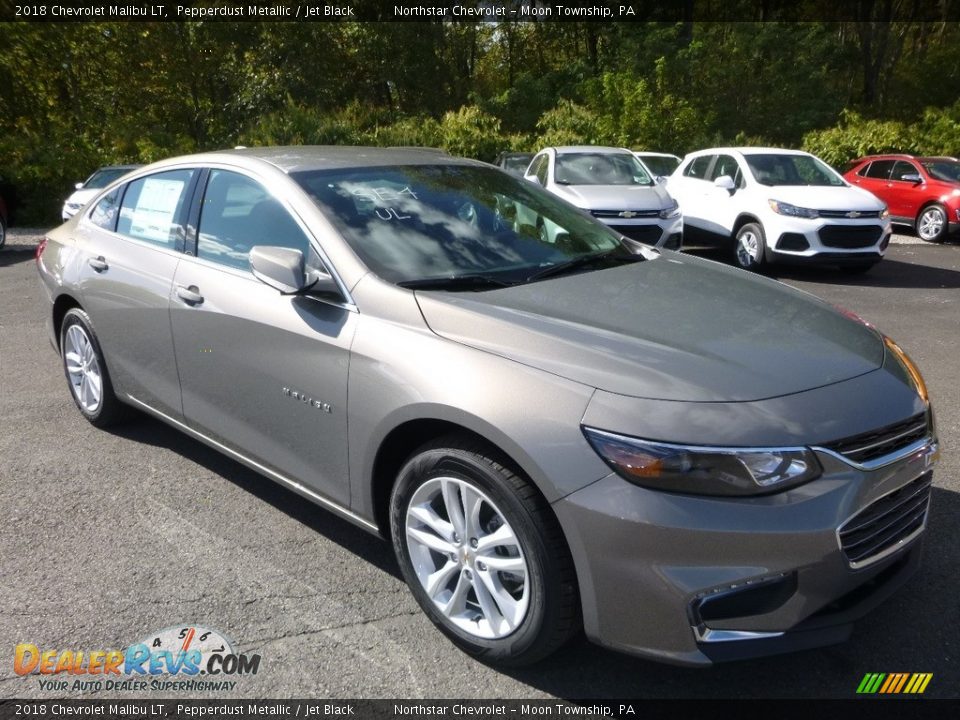 2018 Chevrolet Malibu LT Pepperdust Metallic / Jet Black Photo #7