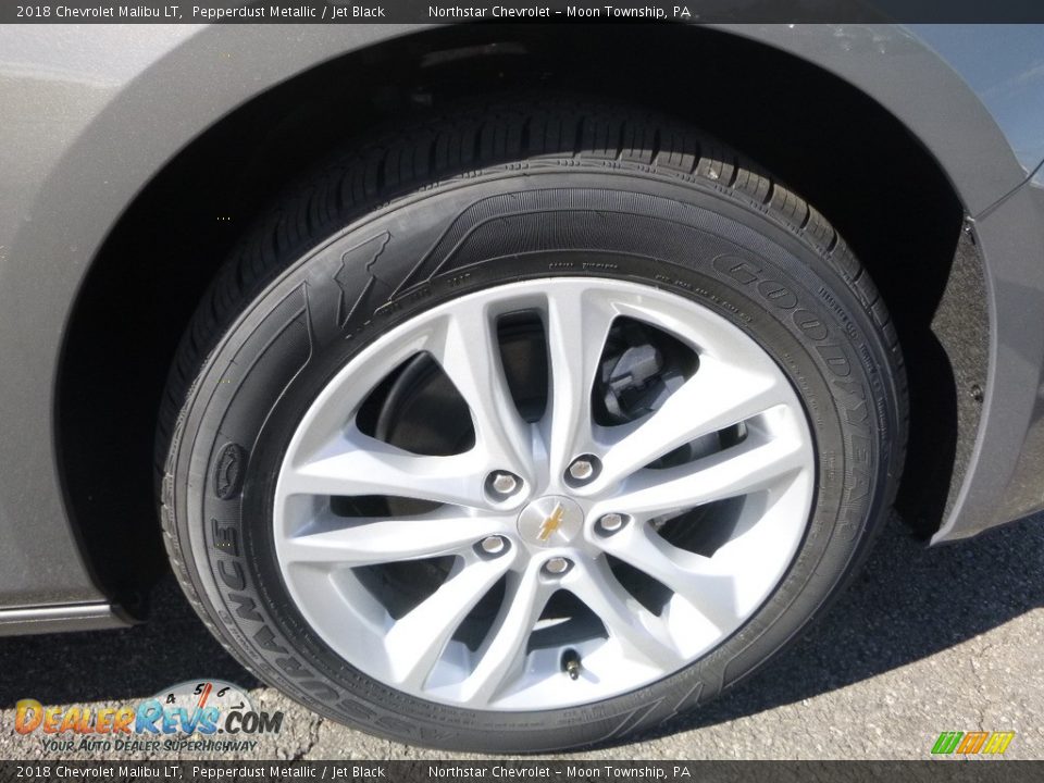 2018 Chevrolet Malibu LT Pepperdust Metallic / Jet Black Photo #9