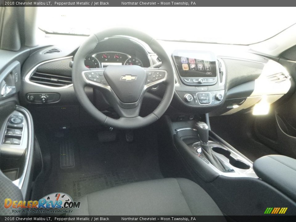 2018 Chevrolet Malibu LT Pepperdust Metallic / Jet Black Photo #14
