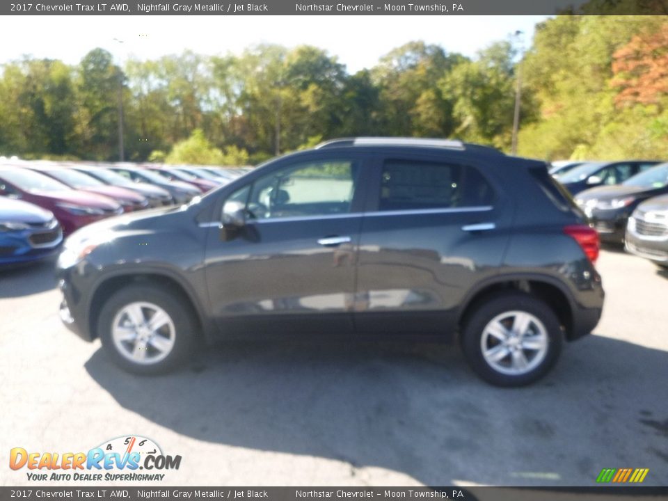 2017 Chevrolet Trax LT AWD Nightfall Gray Metallic / Jet Black Photo #2