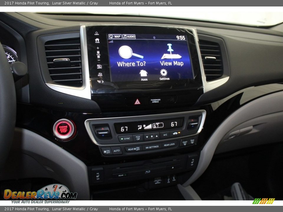 2017 Honda Pilot Touring Lunar Silver Metallic / Gray Photo #19