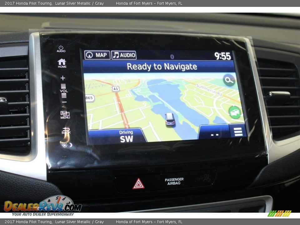 2017 Honda Pilot Touring Lunar Silver Metallic / Gray Photo #20