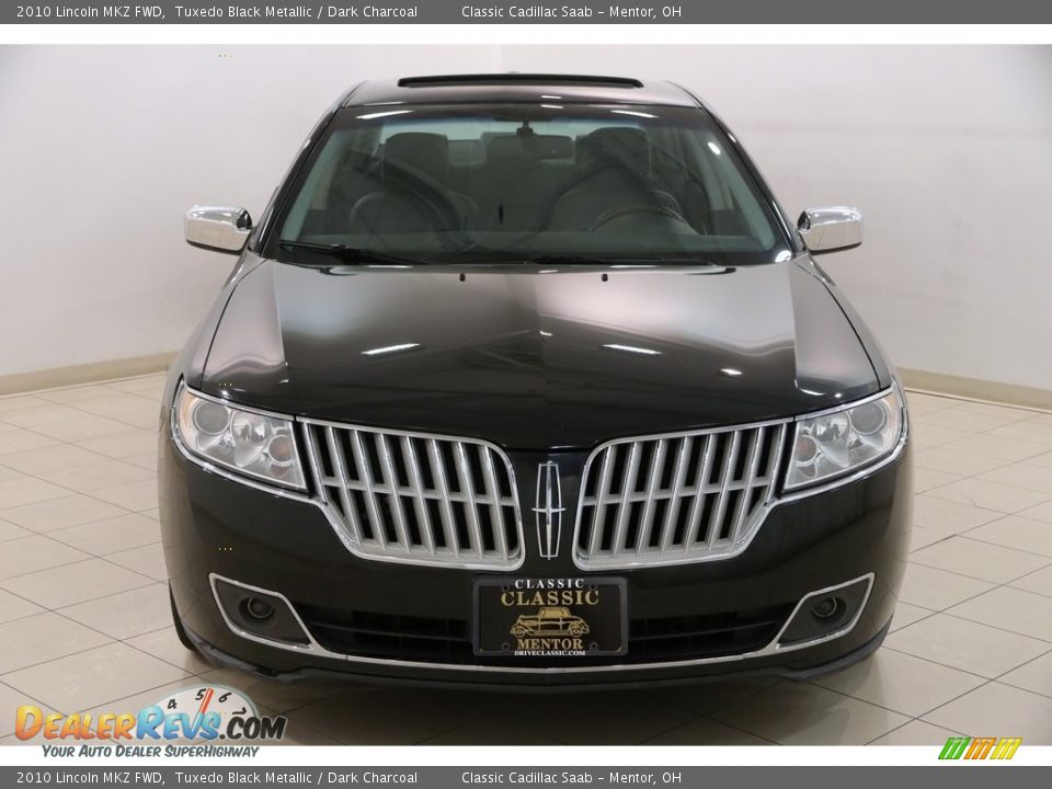 2010 Lincoln MKZ FWD Tuxedo Black Metallic / Dark Charcoal Photo #2