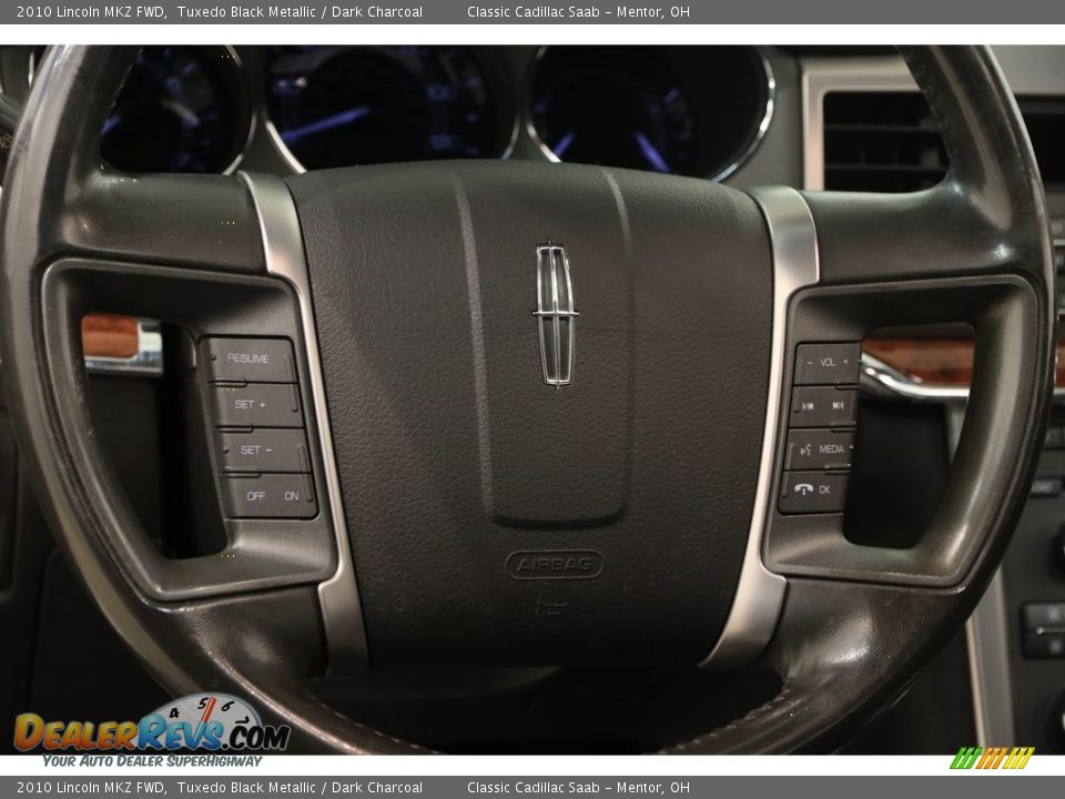 2010 Lincoln MKZ FWD Tuxedo Black Metallic / Dark Charcoal Photo #7