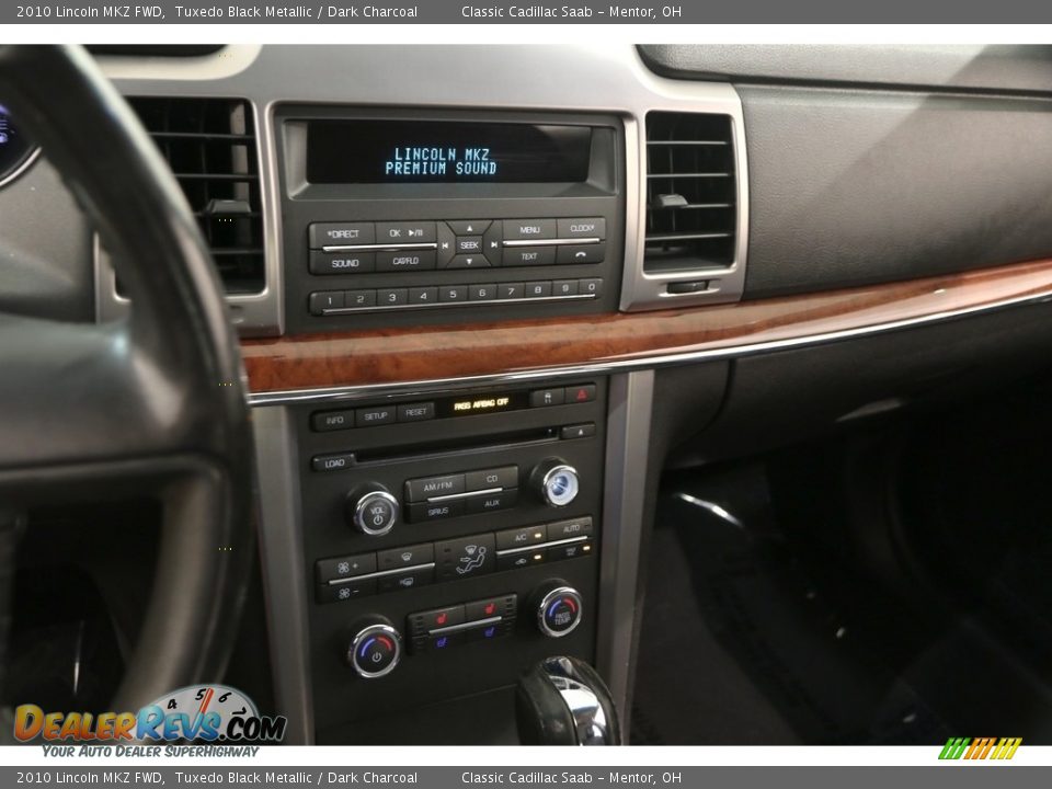 2010 Lincoln MKZ FWD Tuxedo Black Metallic / Dark Charcoal Photo #9