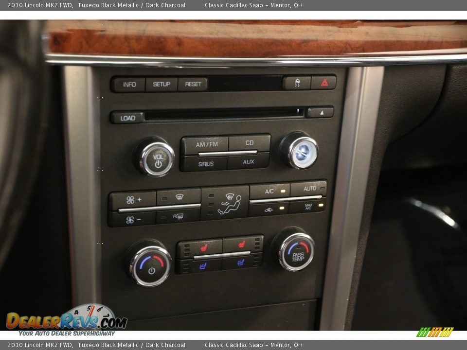 2010 Lincoln MKZ FWD Tuxedo Black Metallic / Dark Charcoal Photo #10