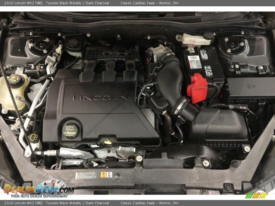 2010 Lincoln MKZ FWD Tuxedo Black Metallic / Dark Charcoal Photo #20