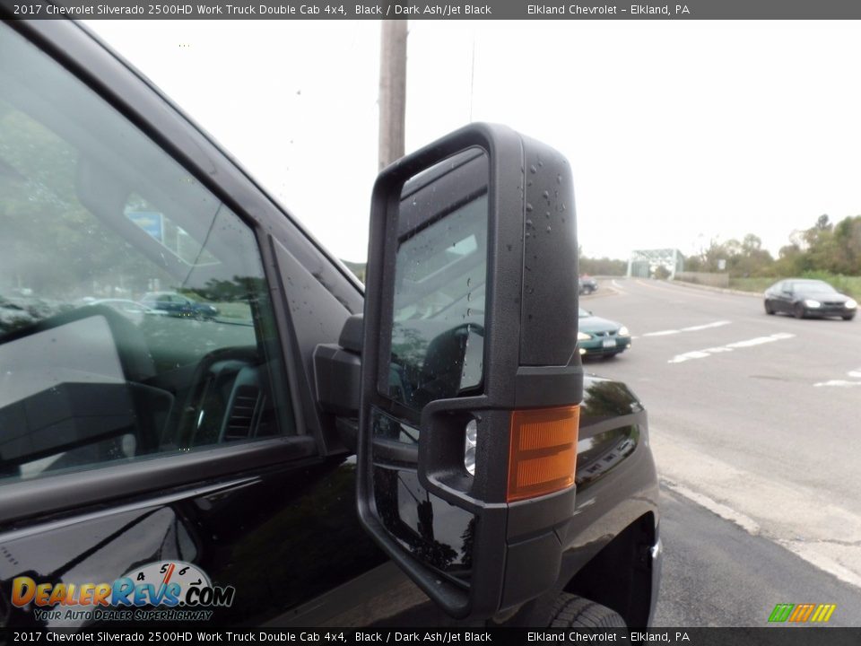 2017 Chevrolet Silverado 2500HD Work Truck Double Cab 4x4 Black / Dark Ash/Jet Black Photo #12
