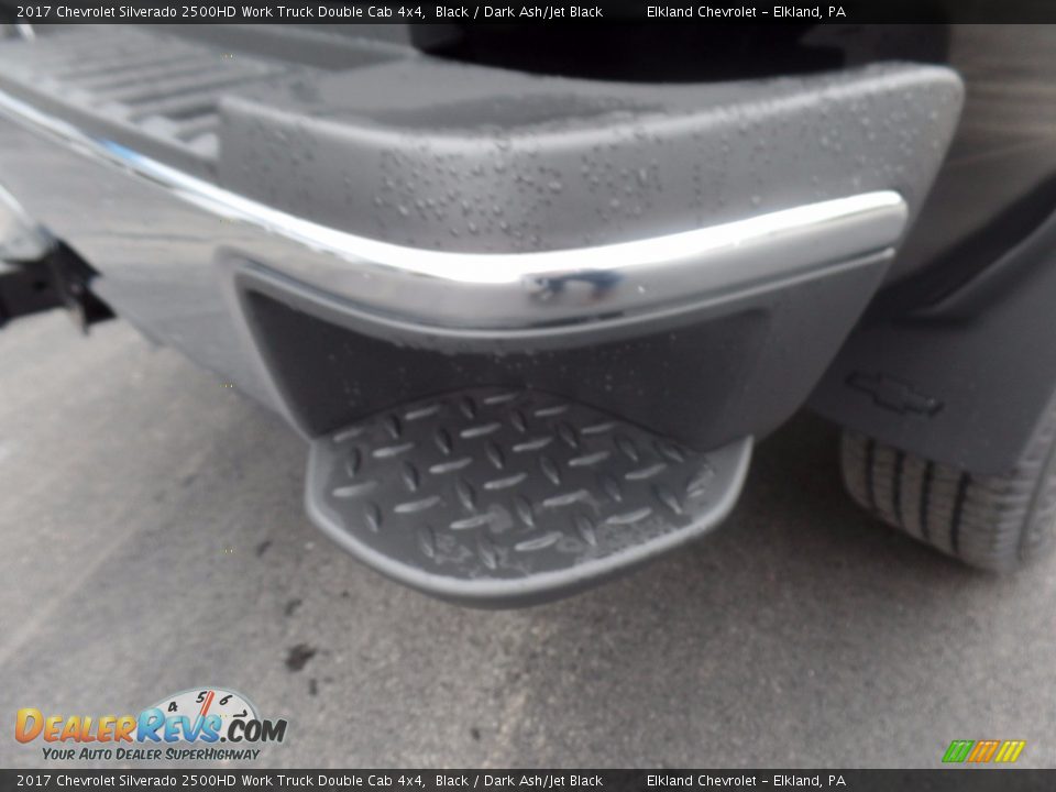 2017 Chevrolet Silverado 2500HD Work Truck Double Cab 4x4 Black / Dark Ash/Jet Black Photo #13