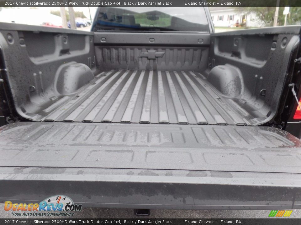 2017 Chevrolet Silverado 2500HD Work Truck Double Cab 4x4 Black / Dark Ash/Jet Black Photo #15