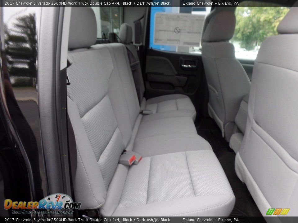2017 Chevrolet Silverado 2500HD Work Truck Double Cab 4x4 Black / Dark Ash/Jet Black Photo #18
