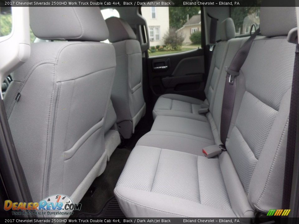 2017 Chevrolet Silverado 2500HD Work Truck Double Cab 4x4 Black / Dark Ash/Jet Black Photo #19