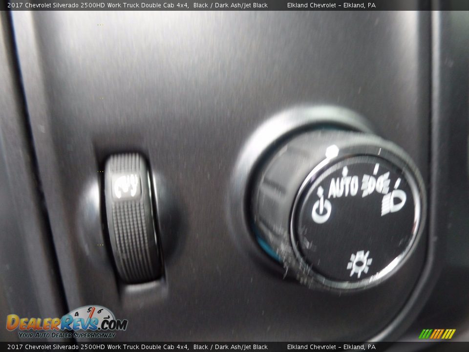 2017 Chevrolet Silverado 2500HD Work Truck Double Cab 4x4 Black / Dark Ash/Jet Black Photo #24