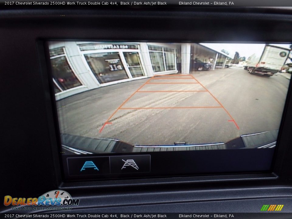 2017 Chevrolet Silverado 2500HD Work Truck Double Cab 4x4 Black / Dark Ash/Jet Black Photo #29